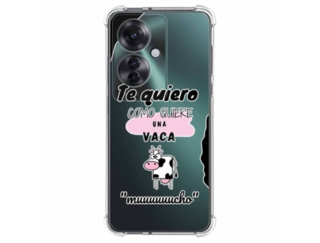 Funda Diseño Vaca para Oppo Reno 11F 5G TUMUNDOSMARTPHONE Multicolor