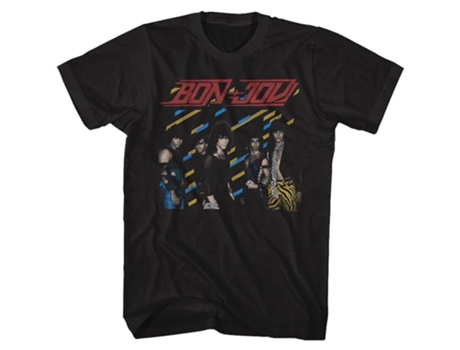 Camiseta ROCKINSTONE Bon Jovi 80s (Algodón - XXL)