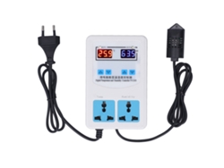 Controlador De Temperatura E Umidade -20~60℃ 0~100.0%rh Pantalla Lcd Termostato Umidistato Ac