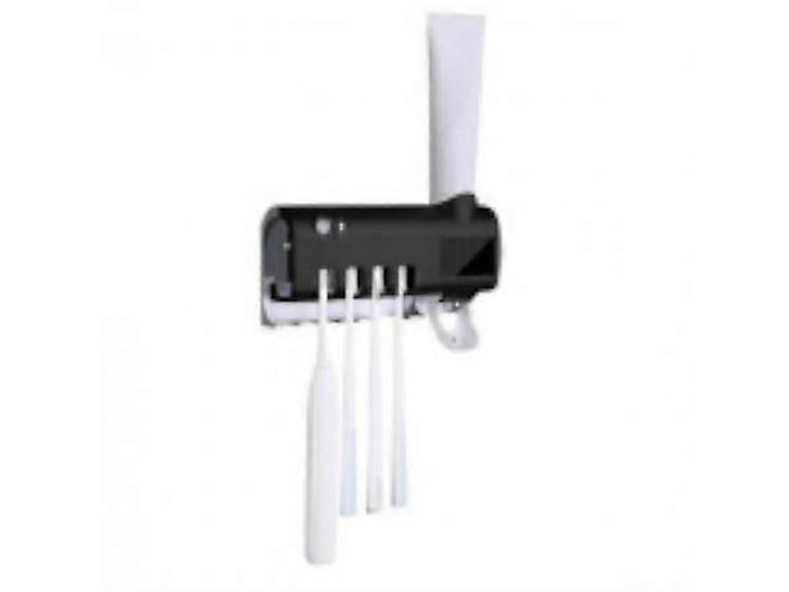 Dispensador de pasta de dientes, portacepillos de dientes, esterilizador UV con sensor de movimiento Nostalgia88