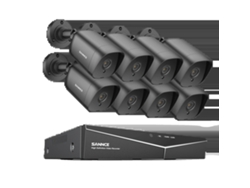 Sistema de CCTV, canales, cámaras, resolución 1080p, kit DVR de 8 canales, 8 piezas, 1 unidad OEM