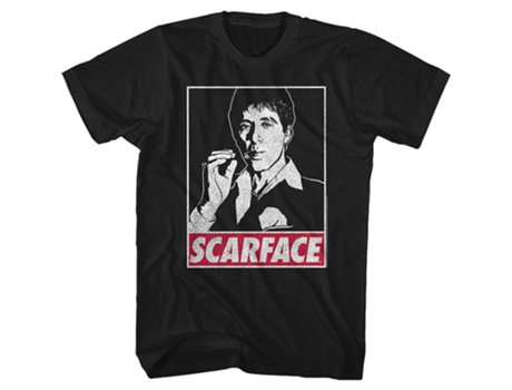 Camiseta ROCKINSTONE de Tony Montana Sketch Scarface (Algodón - XXXL)