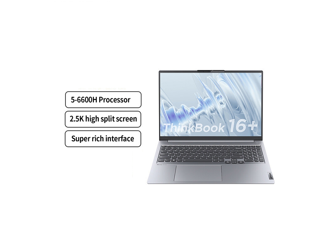 Portátil Lenovo ThinkBook 16 2022 Ryzen AMD R5 6600h de 16 pulgadas, Windows 11, color dorado