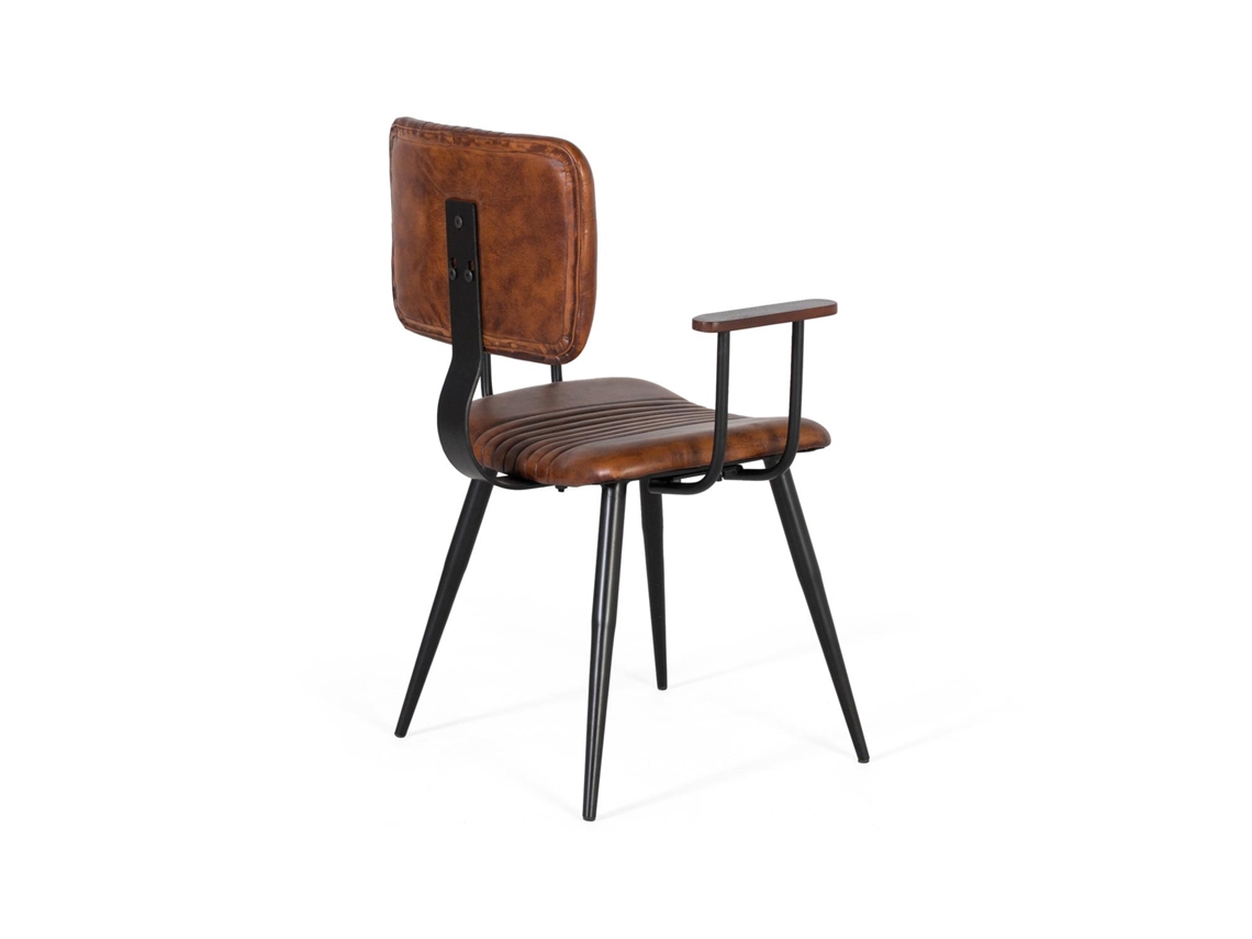 Conjunto de 2 sillas con estructura robusta de tubo de hierro negro Giner Y Colomer