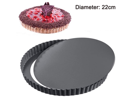 Molde antiadherente resistente para tartas con fondo extraíble, moldes para quiche extraíbles con fondo suelto, molde para pasteles