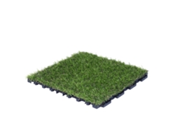 Pack de 9 Losetas de Césped Artificial Clickgreen, 30x30 cm, CATRAL