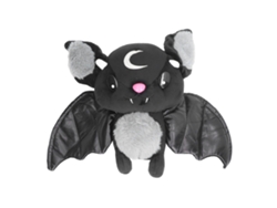 -muñeco De Peluche Murciélago Para Fiesta De Halloween Niños Adultos Juguete Suave Decoración Oficina Boda Negro