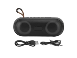Altavoz Bluetooth 5.2 Con Iluminación Rgb, Resistente Al Agua Ipx6, Inalámbrico, Recargable Por Usb Y Con Potentes Graves.
