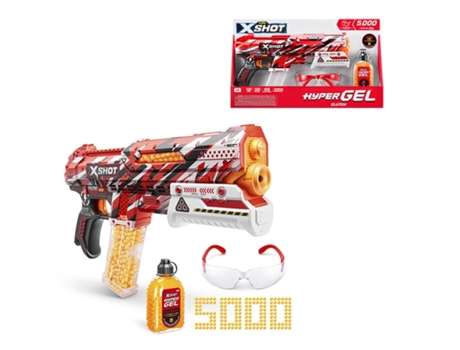 Lanzadora Manual de Bolas de Gel X-Shot Hyper Con 5000 Bolas IMPORTACIÁN