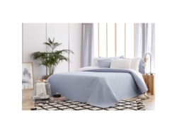 Colcha Boutí Microfibra 4 Estaciones Cama 140/150/160- 250X260cm Rombos Azul claro TODOCAMA