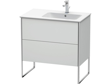 DURAVIT XSquare Vanity unit vertical 81.0 x 47.8 cm, 2 cajones, para lavabo ME de Starck 234683, bol a la derecha