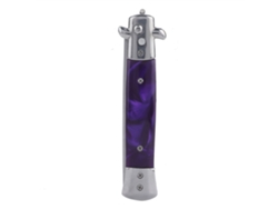 Peine Plegable Para Cabello Con Aceite Y Resortes, Dientes Redondos Suaves, Estilo De Cabello, Morado
