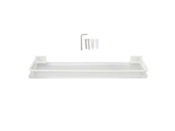 Cesta De Ducha De Aluminio Para Montaje En Pared, Estilo Crema, Organizador De Gran Capacidad (sin Toallero)