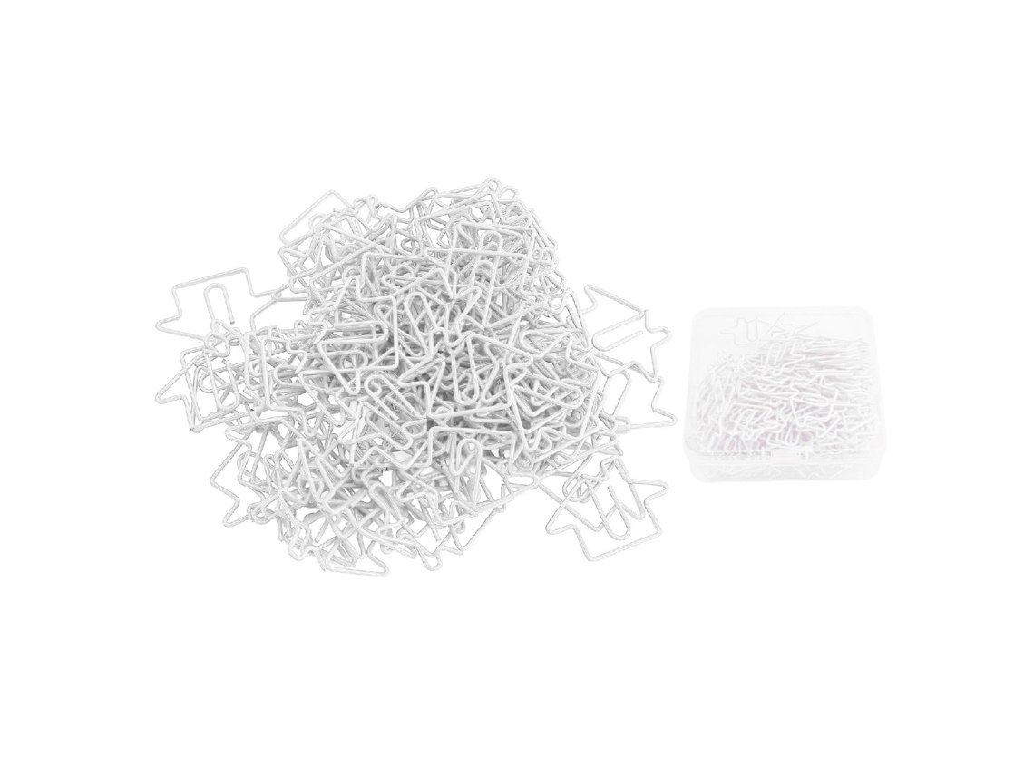 100 clips de papel blancos decorativos para uso doméstico - Worten