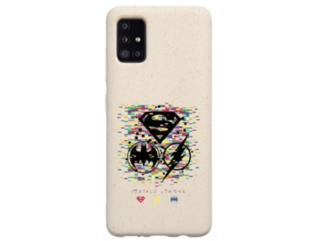 Funda Oficial Dc Comics Liga La Justicia Símbolos Píxeles Warner Bros Compostable para Samsung Galaxy A51 PHONECASES3D