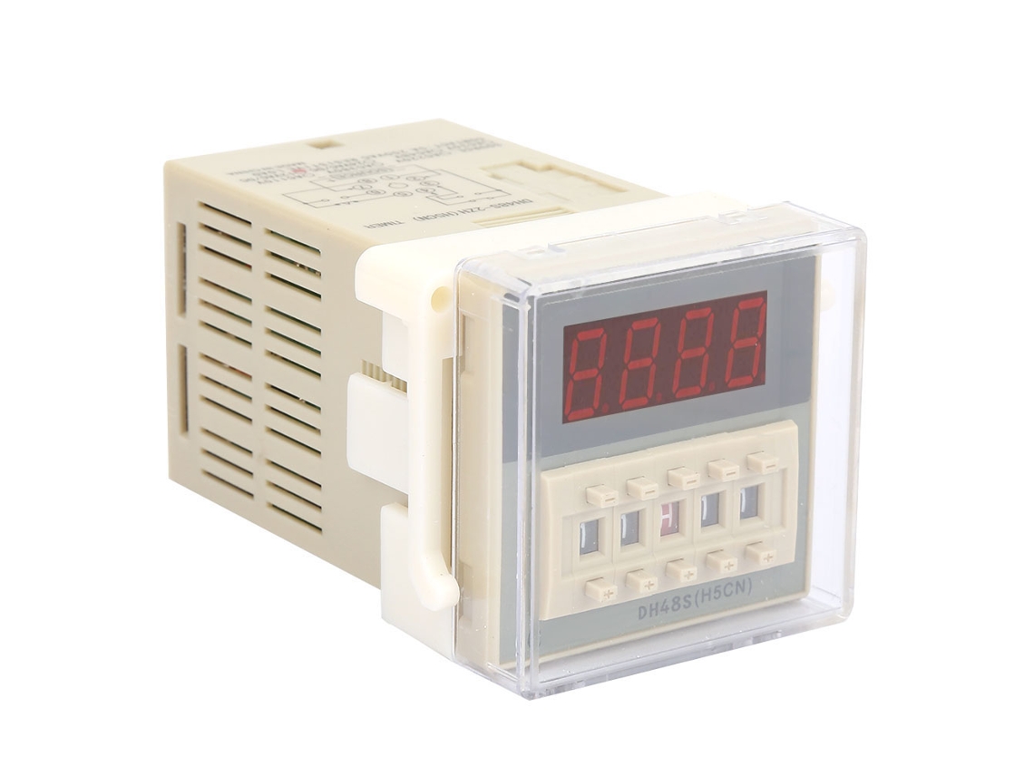 2026dz-módulo Relé De Tiempo Digital Dh48s-2zh Lcd 8 Pinos Dispositivo De Atraso 0.01s-99h99m 12vac/dc