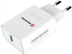 Cargador Pared SWISSTEN Pd 25W (Blanco)
