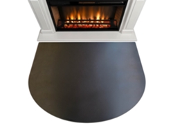 Espelharte Base para chimenea, 100x100 cm, forma de arco