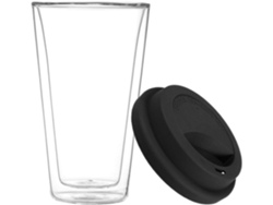 Taza De Café De Vidrio De Doble Pared, Taza De Café De Vidrio De Doble Pared Para Bebidas Frías Y Calientes.