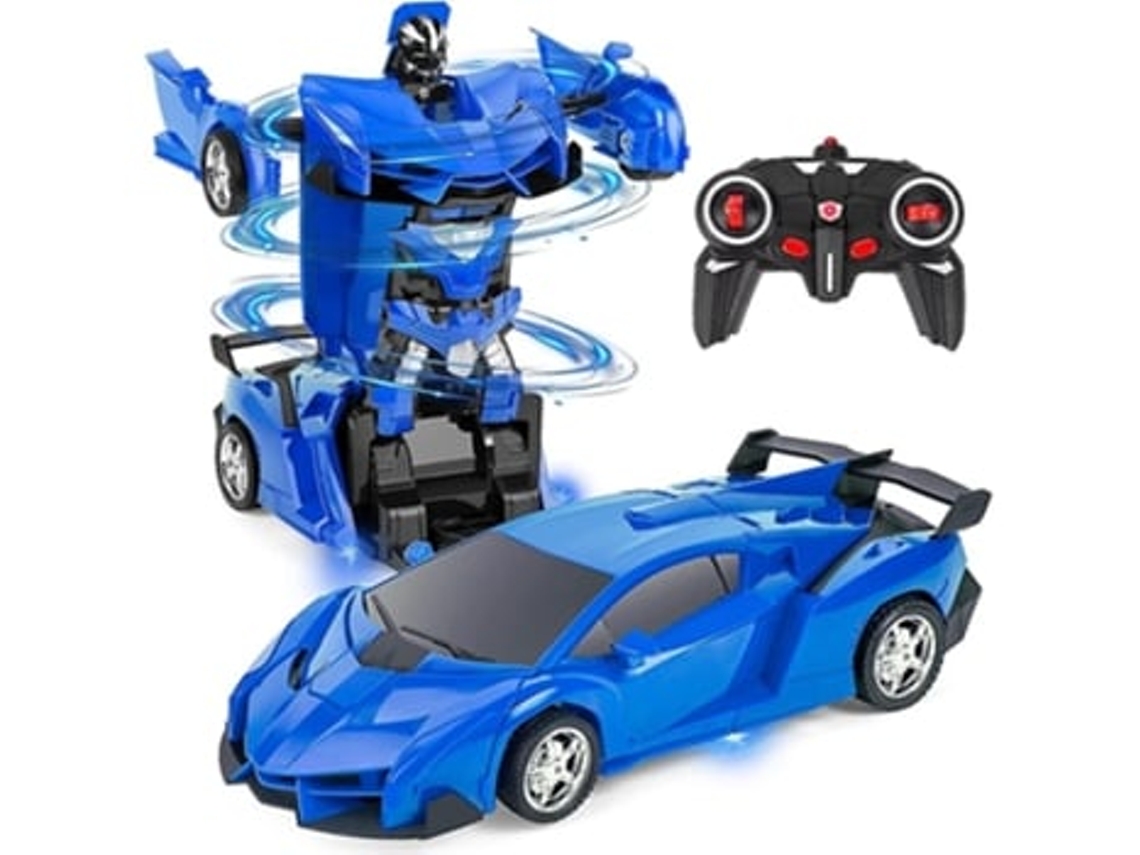 Coche teledirigido, coche RC Transformer para niños 2 en 1, robot RC Transformer Panoona perfecto