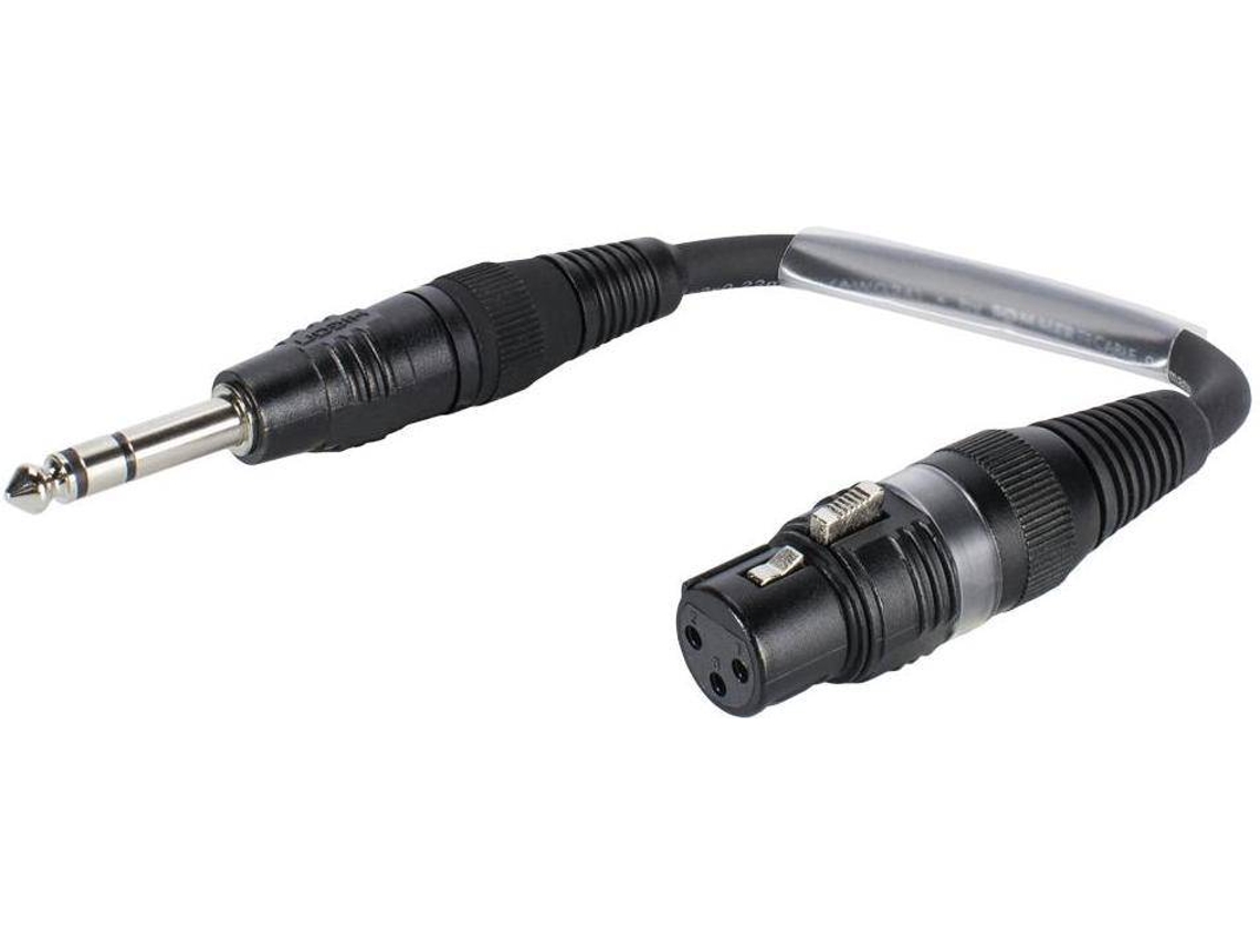 Cable Adaptador SOMMER CABLE XLR(F)/Jack stereo 0.15m