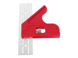 Regla Cuadrada Multifuncional Alipis De Aleación 15 Cm Material Duradero Hecho