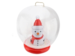 Bola Navideña Inflable De Pvc De 60 Cm Con Luz Led, Decorativa Para Jardín Y Uso Exterior.