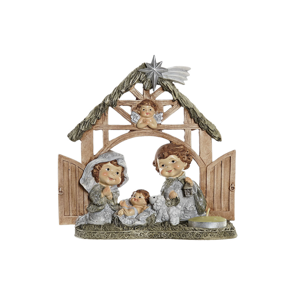 Belenes de Navidad DKD HOME DECOR (Resina - Muticolor)