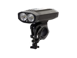 YIZHOOD Luz de bicicleta de montañismo impermeable recargable por USB DES892 (negro)