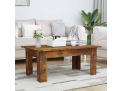 Mesa de Centro Apoyo 100X60X42 cm Madera Procesada Roble Ahumado