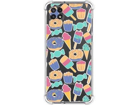 Carcasa Samsung Galaxy A22 5G TUMUNDOSMARTPHONE Dulces 02 Multicolor