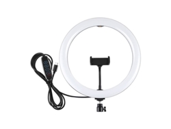 Lámpara de anillo Puluz con soporte para celular para grabaciones en streaming