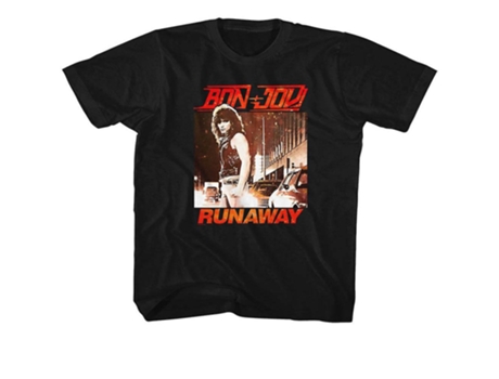 Camiseta ROCKINSTONE juvenil Bon Jovi Runaway (XXXL)