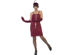 Disfraz de Mujer DISFRAZZES Cabaretera Rojo Corto De Los Años 20 (Talla: L)