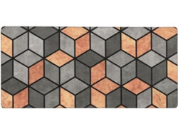 Besportble Cubos De Hormigón Y Cobre Y Ratón De Gran Formato Con Base De Goma Antideslizante 40 X 90 Cm