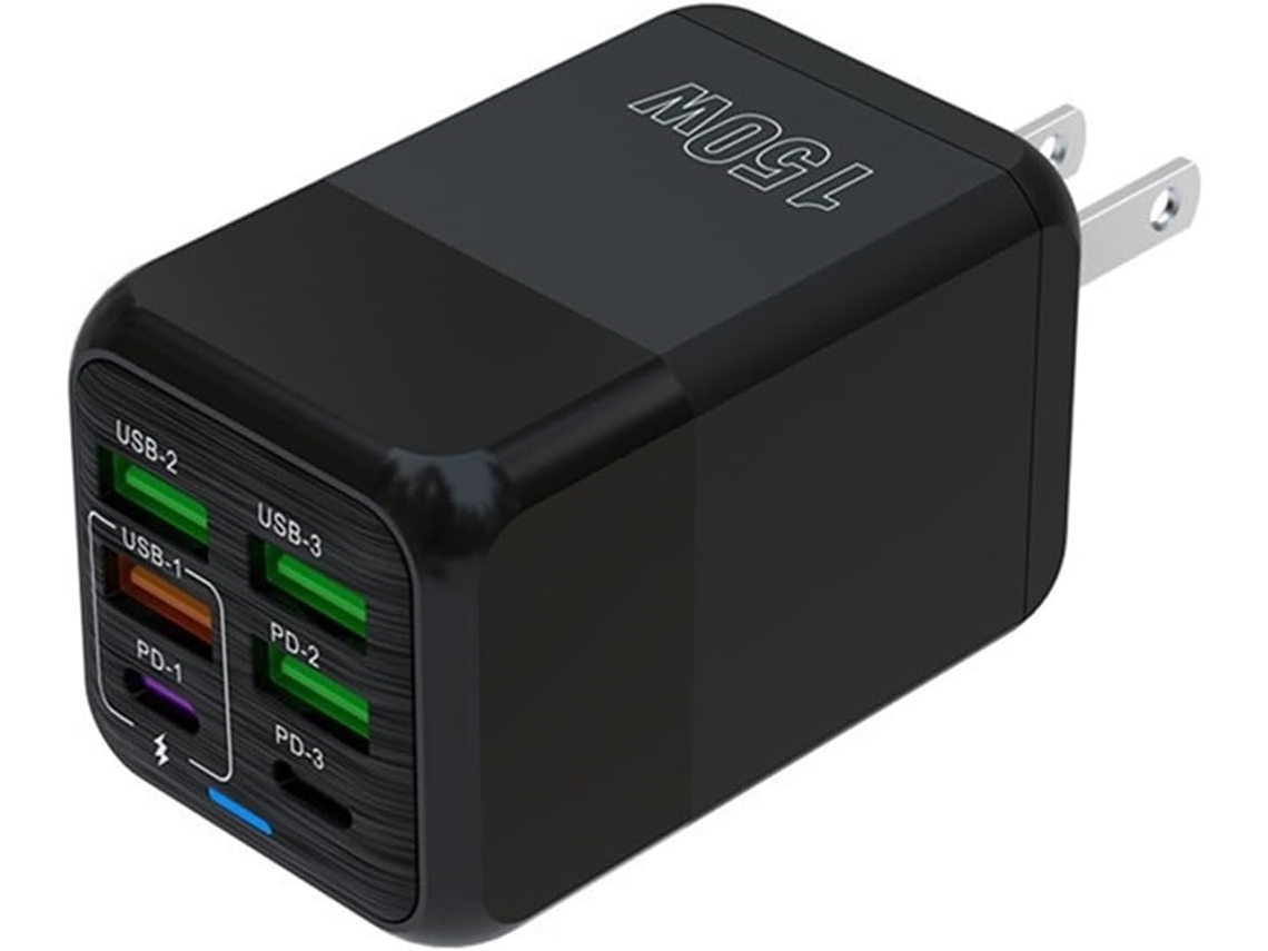 Cargador Usb De 150 W, Estación De Carga Rápida Multipuerto, Adaptador De Escritorio