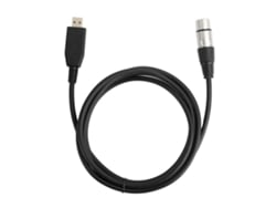 Cabo De Microfone Usb Para Xlr Fêmea 3m Plug And Play Com Conversor A/d E Material Abs+metal