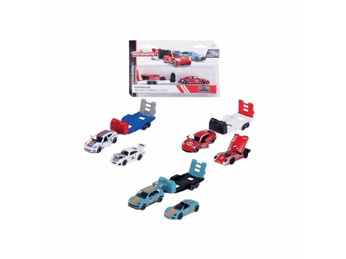 Playset de Vehículos MAJORETTE Porsche (Metal - 3 Años)