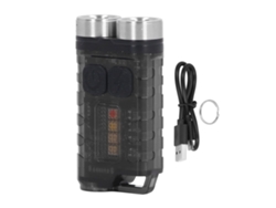 2026-linterna Llavero Mini Potente 900lm Led Rojo Uv Azul Recargable 12 Modos Ip65 Con Imán Cola V3