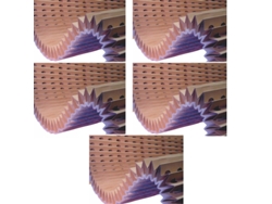 Conjunto 5 Filtros De Cartón DISPIVAL Plegado Fibra Poliester G4 (1x8 m)