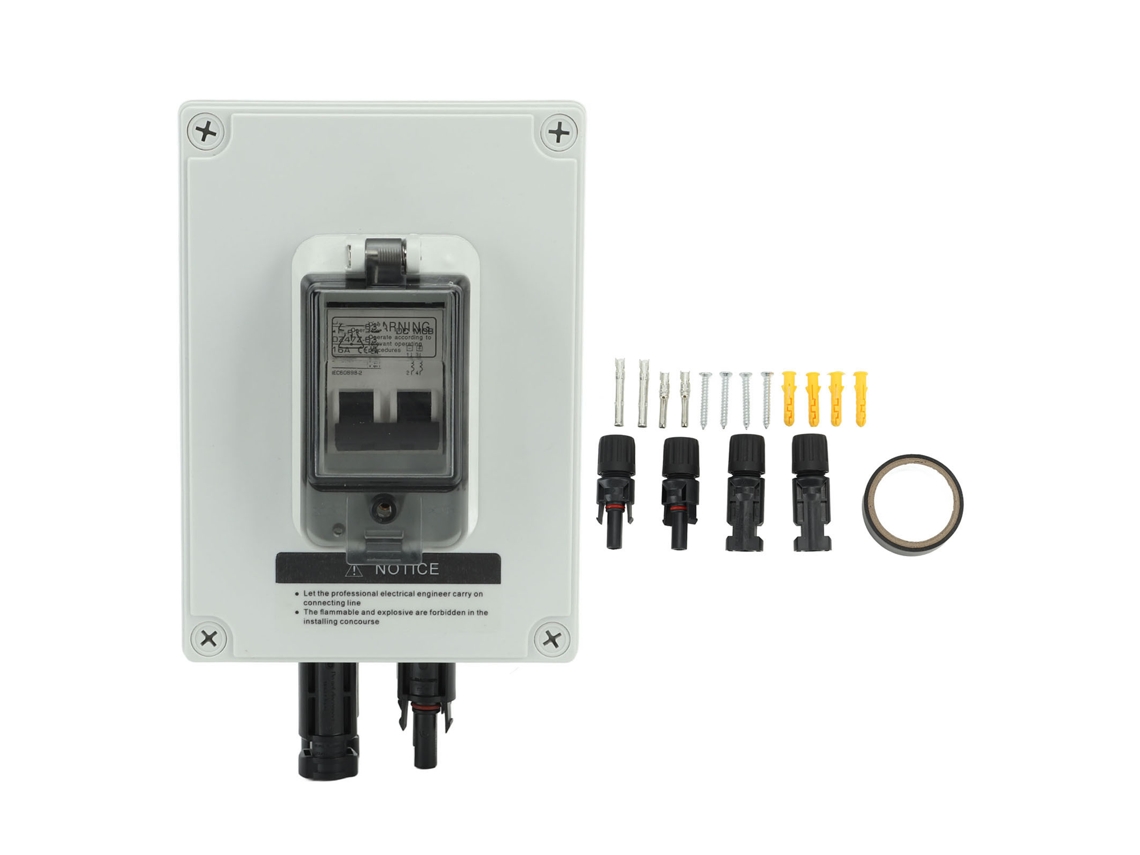 Disyuntor Miniatura 40a Ip67 Ac/dc Resistente Al Agua 2p Para Cables Gruesos Solar