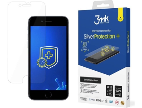Protector Cristal Templado Apple Apple iPhone 7/8/Se 2020 3MK Antibacteriano