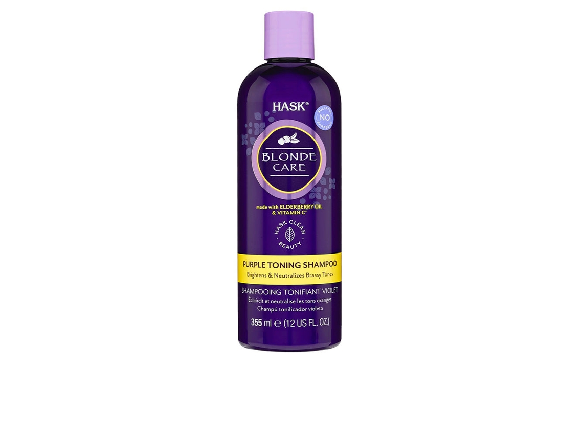 Champú Líquido HASK Blonde Care Purple Toning (355 ml)