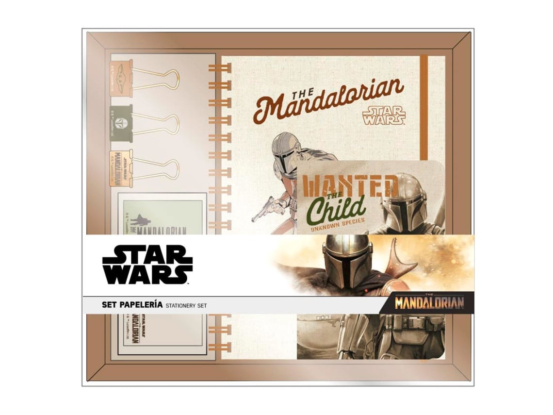 Set de papelería infantil Yoda de Star Wars The Mandalorian B.active
