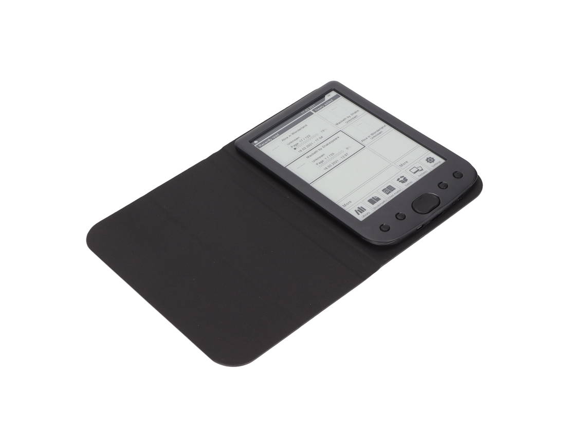 Lector de libros electrónicos de 6 pulgadas, pantalla de tinta HD de 800 x 600, 8 GB, con funda protectora, luz dorada