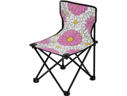 Silla de camping Alipis en hierro, tela, lana y material ligero, duradero y transpirable para acampar.