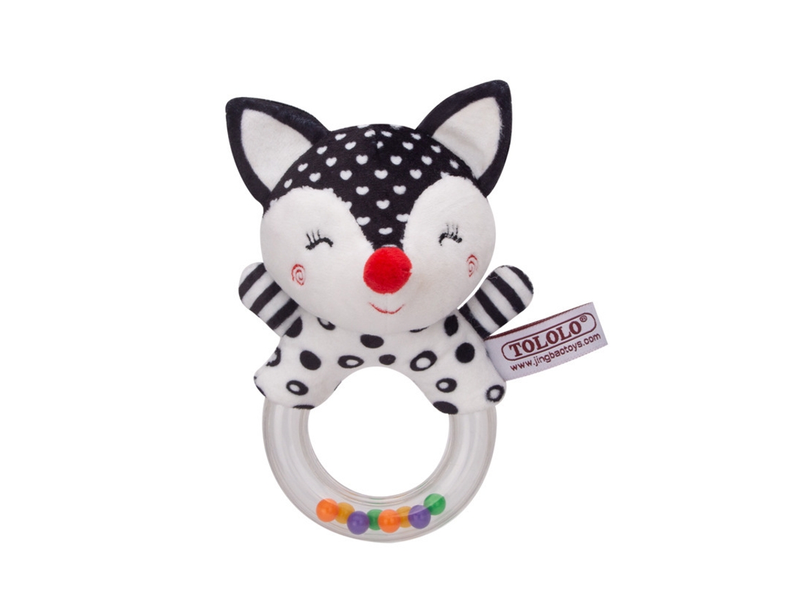 (zorro) Muñeco De Peluche Suave Para Bebé, Muñeco De Dentición, Lindo Juguete De Peluche Sensorial Para Niños