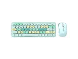 Conjunto combinado de teclado y mouse Bluetooth, compatible con múltiples dispositivos, teclas suaves al tacto, teclados y teclados numéricos Ly Ebike
