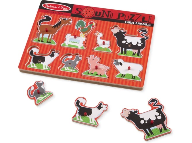 Rompecabezas MELISSA & DOUG Sonido - Animales de Granja