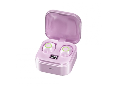 Auriculares Bluetooth True Wireless Tg01 02 Mini Compatible con pantalla digital estéreo intrauditiva 5.1 con control táctil Tg02Mini Rosa